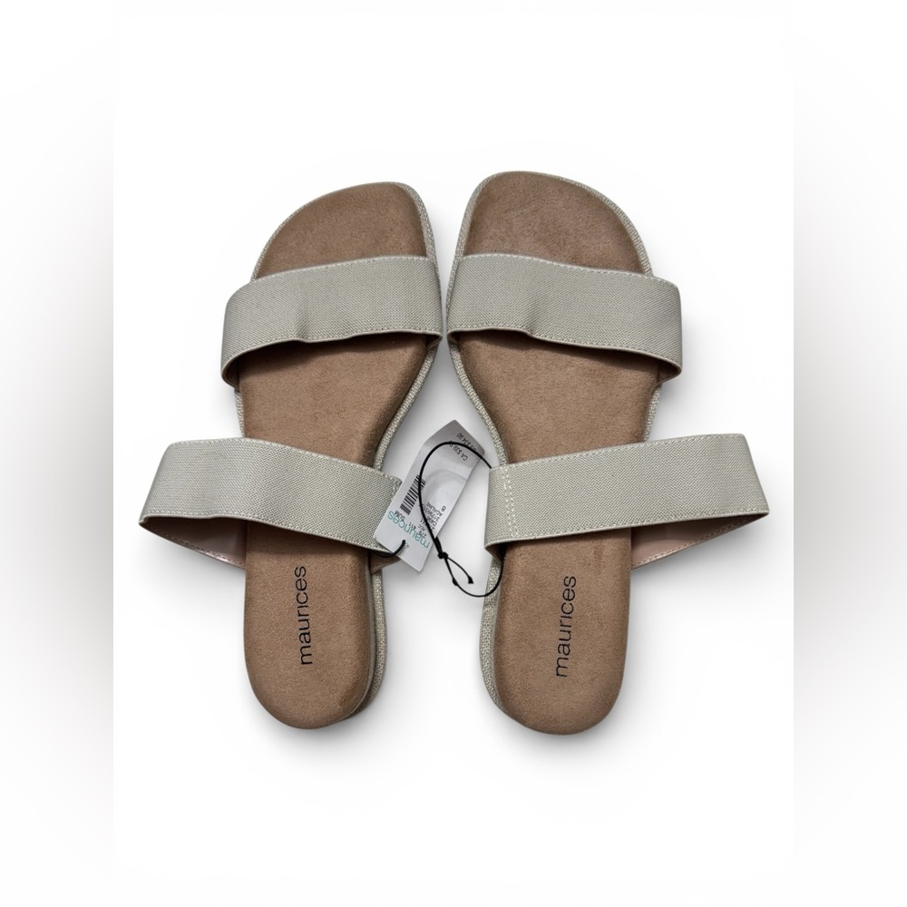 Maurices Women's SuperCush Adaline Twin Strap Flat Size 8
